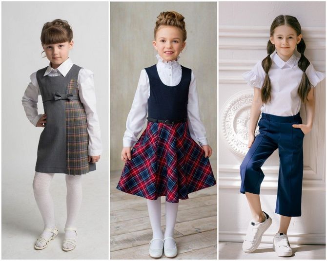Как красиво одеть девочку на 1 сентября 2021 года в первый класс, стильные наряды