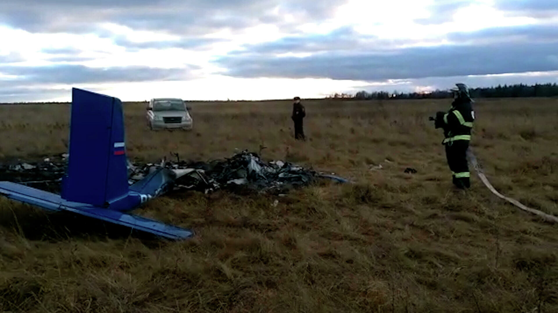 Легкомоторный самолет «Аэропракт A-22» разбился в районе аэроклуба «Аэроклассика»