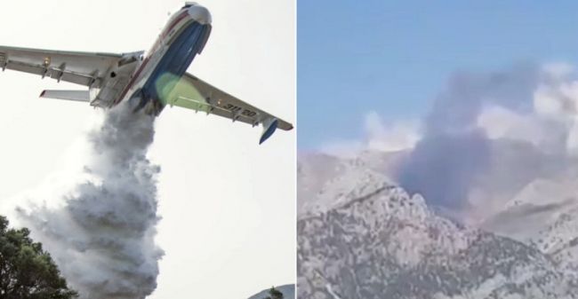 Самолет-амфибия Бе-200 Минобороны РФ разбился в Турции