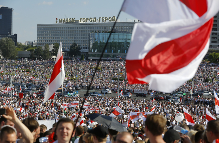 МВД Белоруссии заявило об уменьшении числа участников протестов